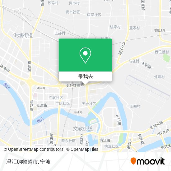 冯汇购物超市地图