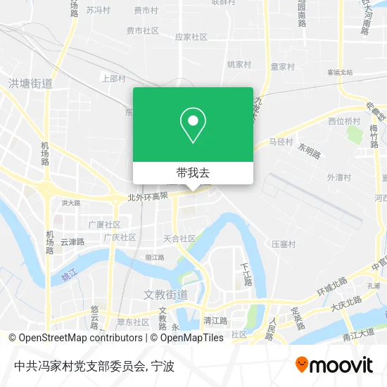 中共冯家村党支部委员会地图