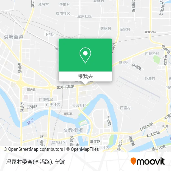 冯家村委会(李冯路)地图