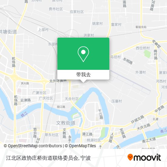 江北区政协庄桥街道联络委员会地图