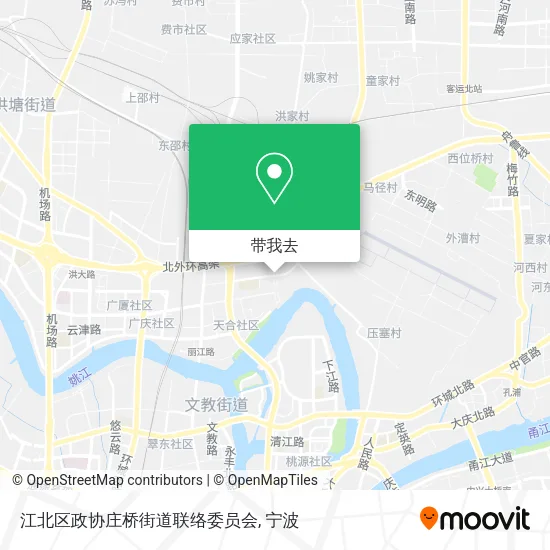 江北区政协庄桥街道联络委员会地图
