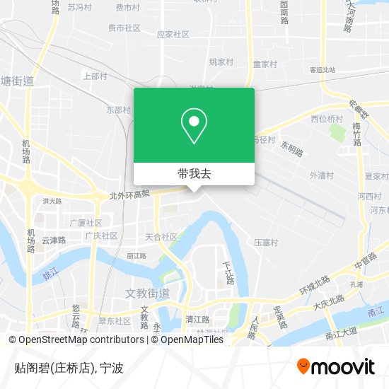 贴阁碧(庄桥店)地图