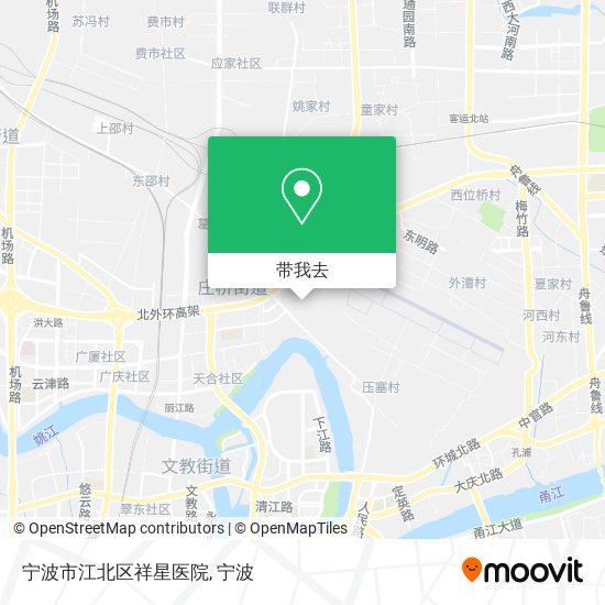 宁波市江北区祥星医院地图