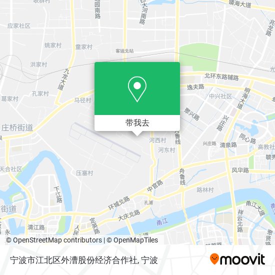 宁波市江北区外漕股份经济合作社地图