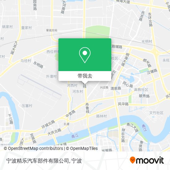 宁波精乐汽车部件有限公司地图