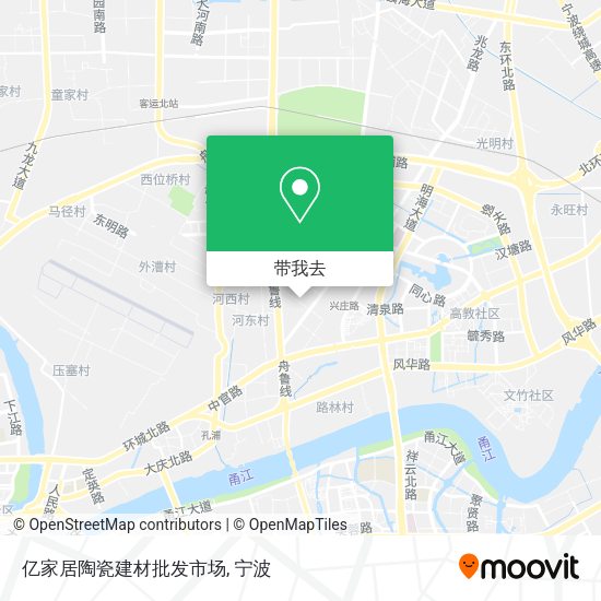 亿家居陶瓷建材批发市场地图