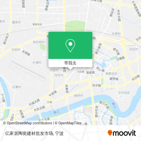 亿家居陶瓷建材批发市场地图