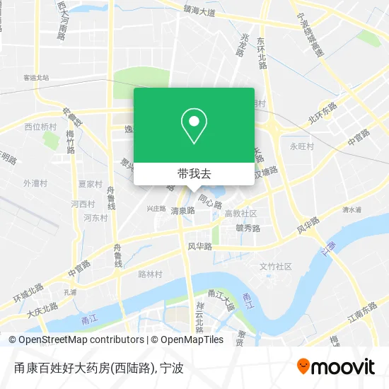 甬康百姓好大药房(西陆路)地图