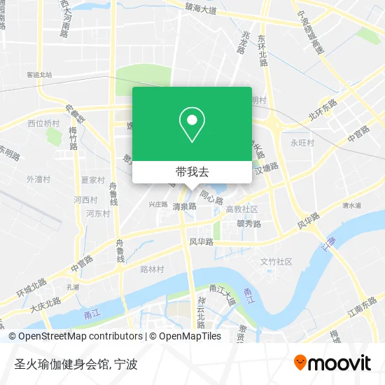 圣火瑜伽健身会馆地图