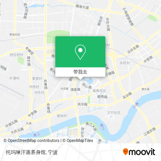 托玛琳汗蒸养身馆地图