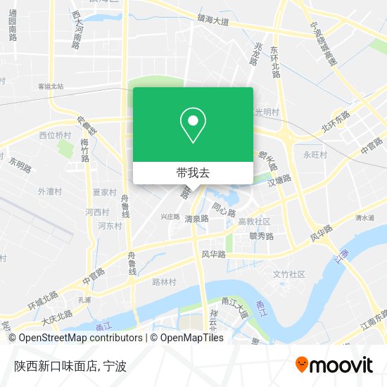 陕西新口味面店地图