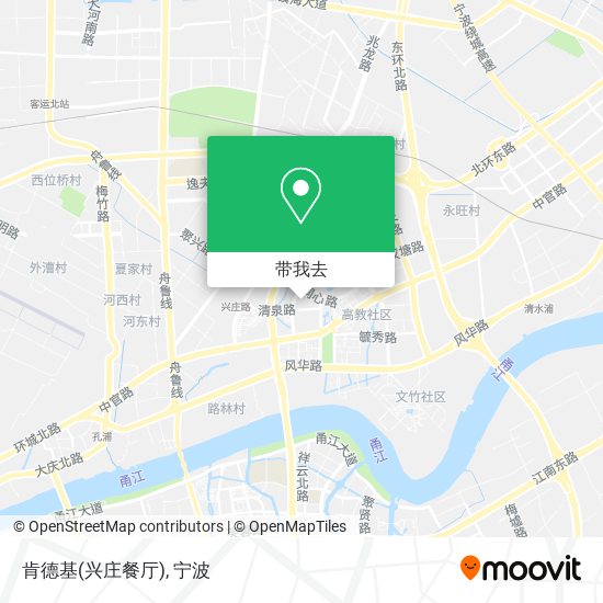 肯德基(兴庄餐厅)地图