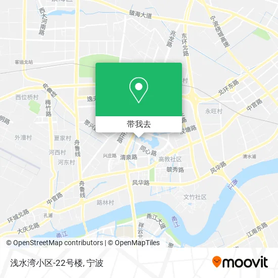 浅水湾小区-22号楼地图