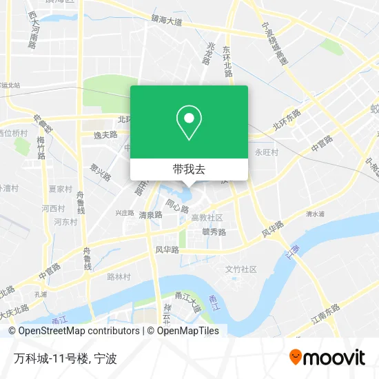 万科城-11号楼地图