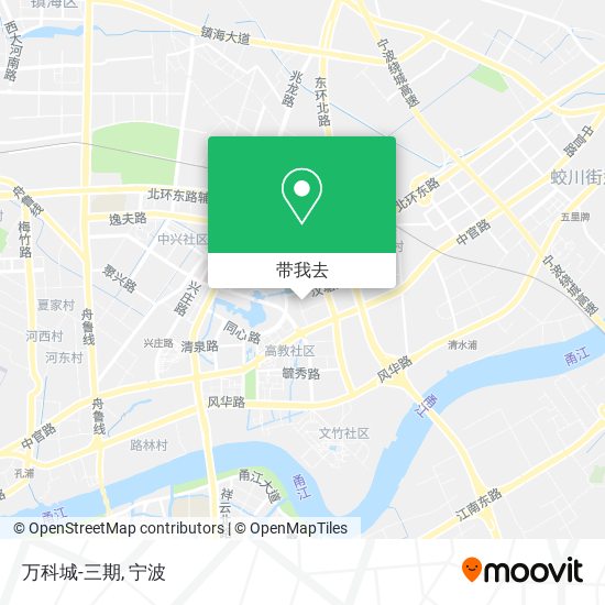 万科城-三期地图