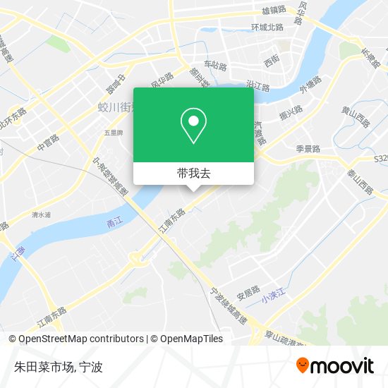朱田菜市场地图
