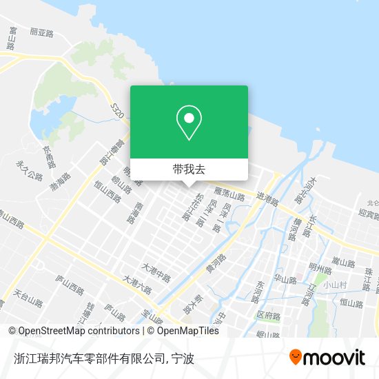 浙江瑞邦汽车零部件有限公司地图
