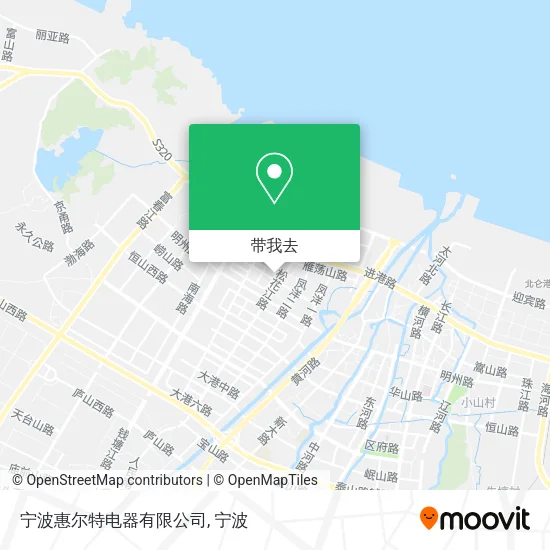 宁波惠尔特电器有限公司地图