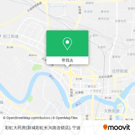 彩虹大药房(新城彩虹长兴路连锁店)地图