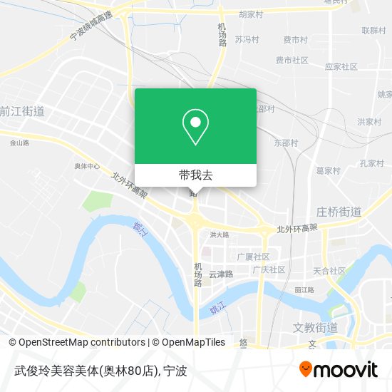 武俊玲美容美体(奥林80店)地图