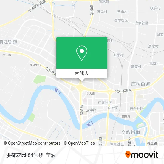 洪都花园-84号楼地图