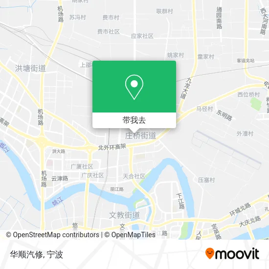 华顺汽修地图