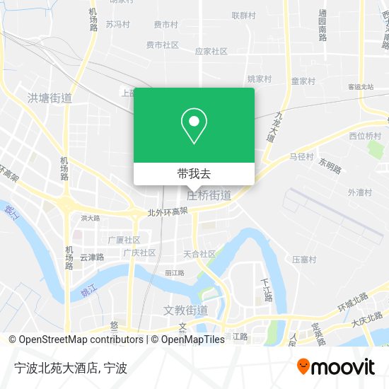 宁波北苑大酒店地图
