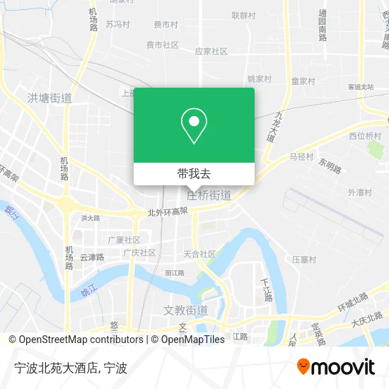 宁波北苑大酒店地图