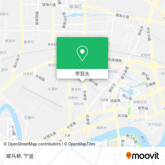 耀马桥地图