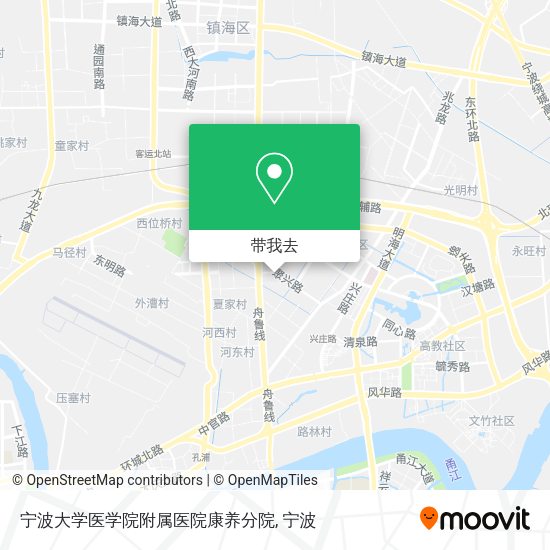 宁波大学医学院附属医院康养分院地图