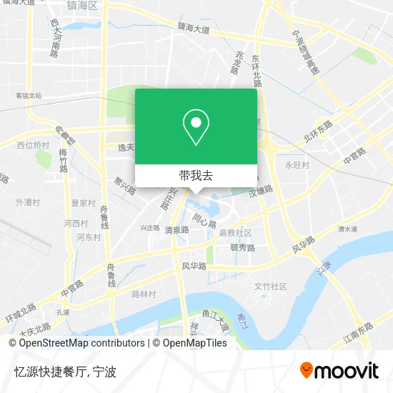 忆源快捷餐厅地图