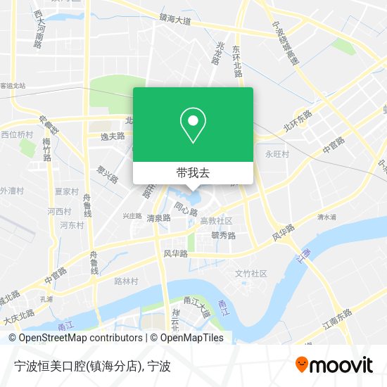 宁波恒美口腔(镇海分店)地图