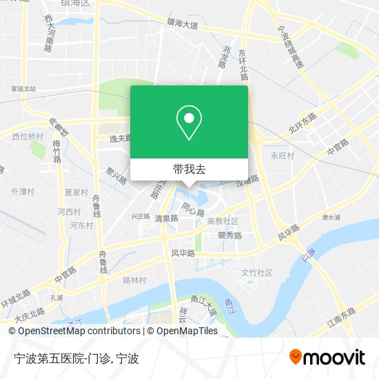 宁波第五医院-门诊地图