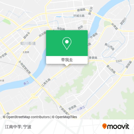 江南中学地图