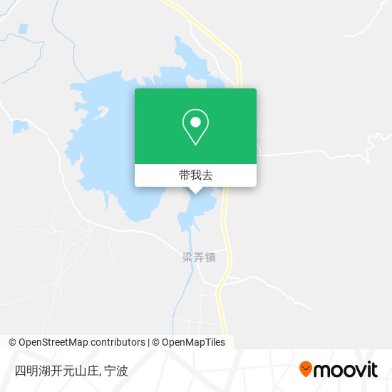 四明湖开元山庄地图