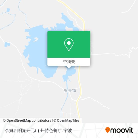 余姚四明湖开元山庄-特色餐厅地图