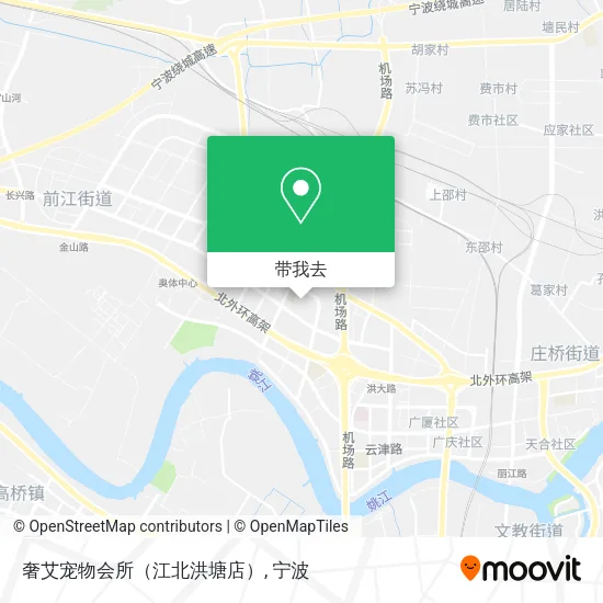 奢艾宠物会所（江北洪塘店）地图