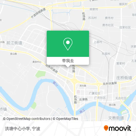 洪塘中心小学地图