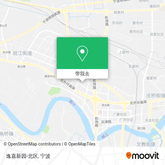 逸嘉新园-北区地图