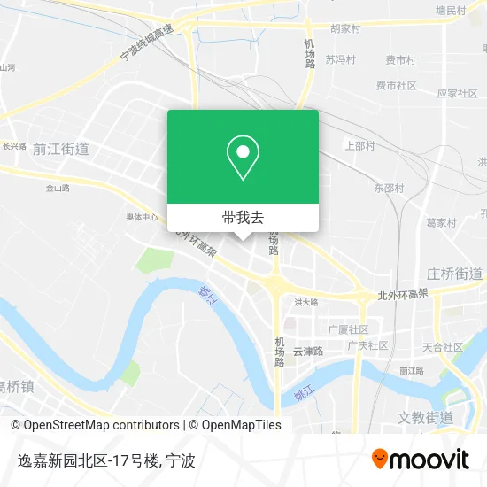 逸嘉新园北区-17号楼地图