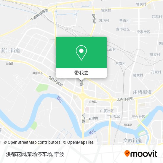 洪都花园,菜场停车场地图