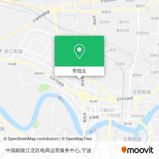 中国邮政江北区电商运营服务中心地图