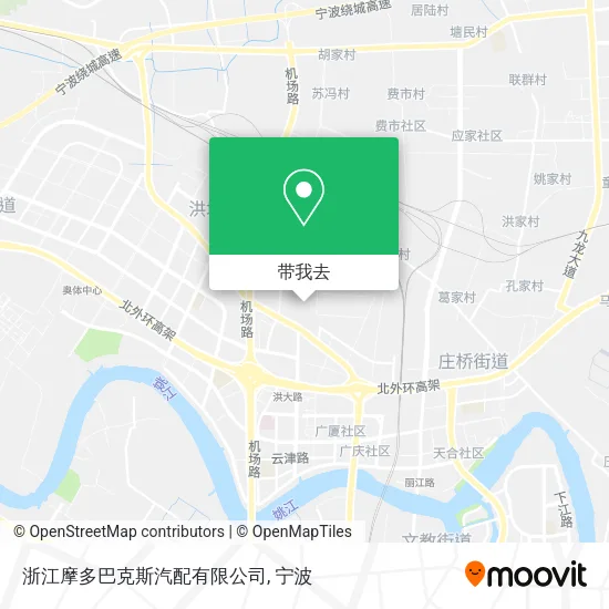 浙江摩多巴克斯汽配有限公司地图