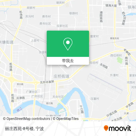 丽庄西苑-8号楼地图