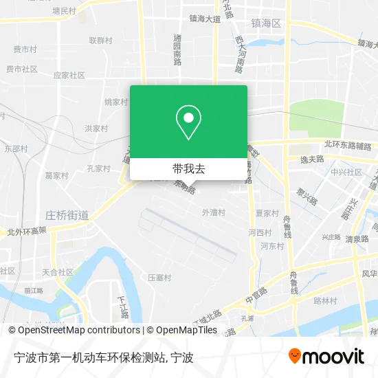 宁波市第一机动车环保检测站地图