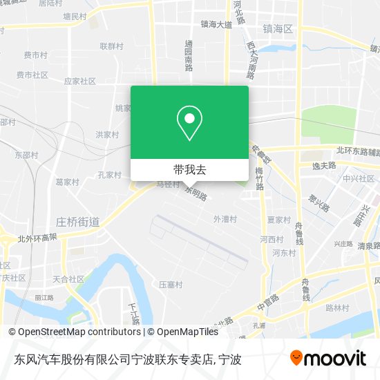 东风汽车股份有限公司宁波联东专卖店地图