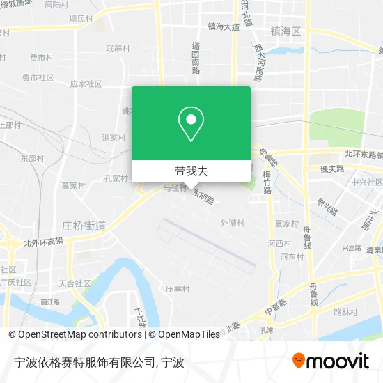 宁波依格赛特服饰有限公司地图