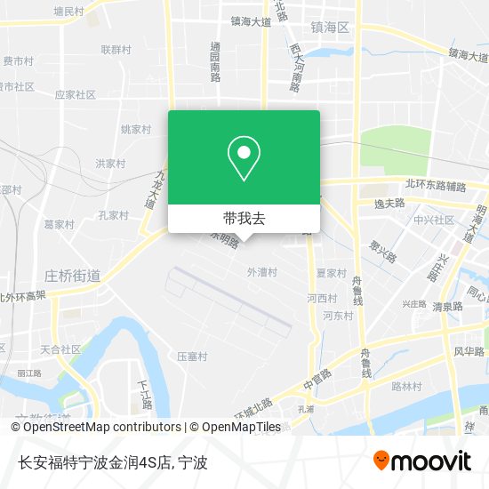长安福特宁波金润4S店地图
