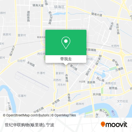 世纪华联购物(畈里塘)地图