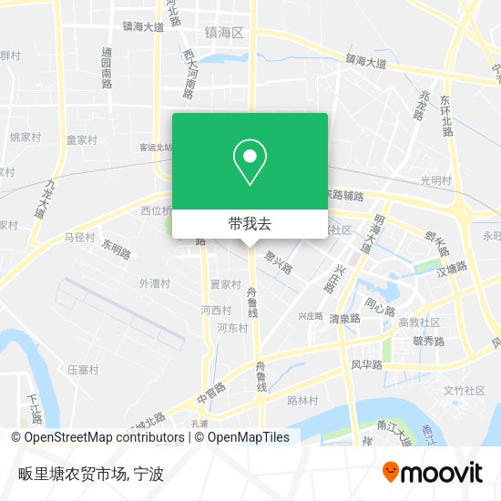 畈里塘农贸市场地图